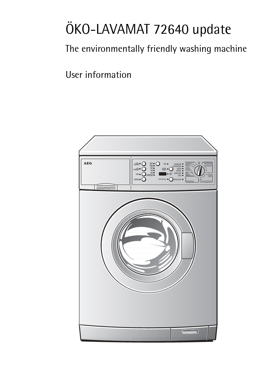 gala washing machine user manual